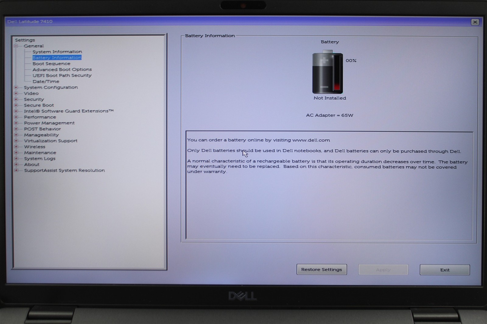 Dell Latitude 7410 14″ FHD i7-10610U 1.8GHz 256GB SSD 16GB RAM NO OS