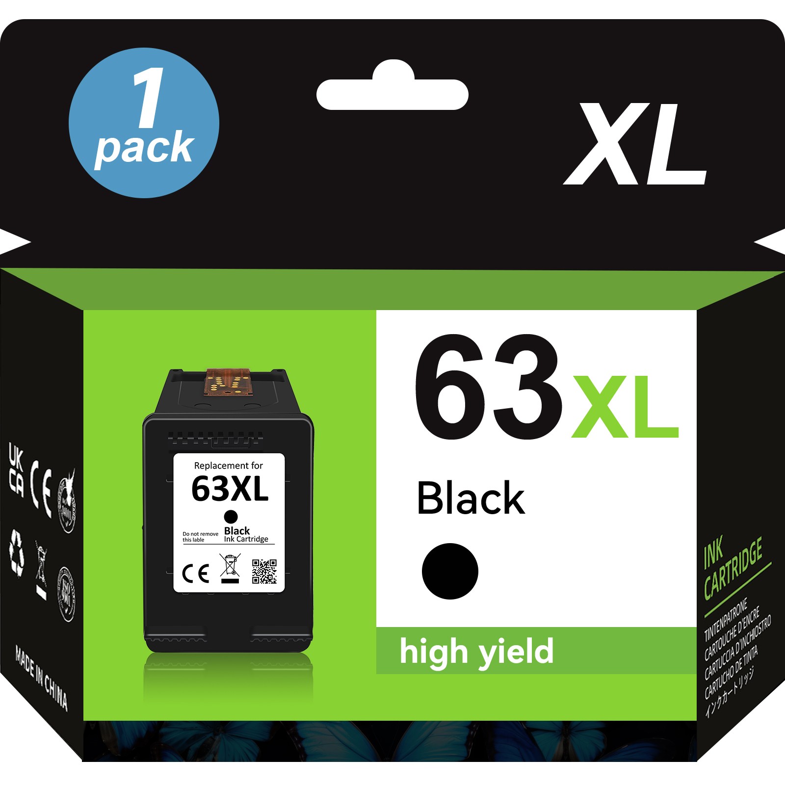 63XL Ink Cartridge For HP 63 XL OfficeJet 3830 4650 4655 ENVY 4512 4516 4520 Lot