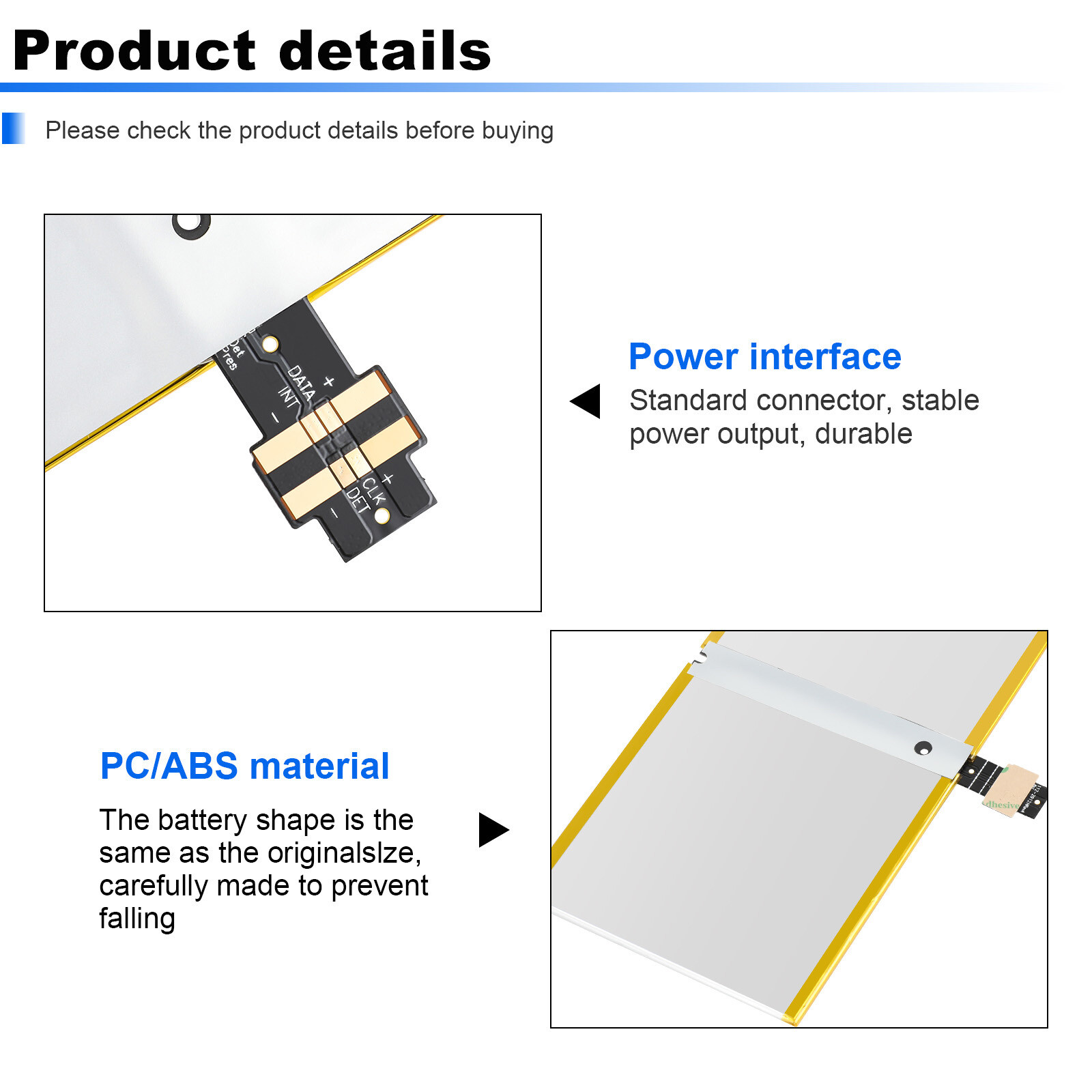 Replacement Battery DYNR01 For Microsoft Surface Pro 4 1724 12.3″ Tablet 38.2Wh