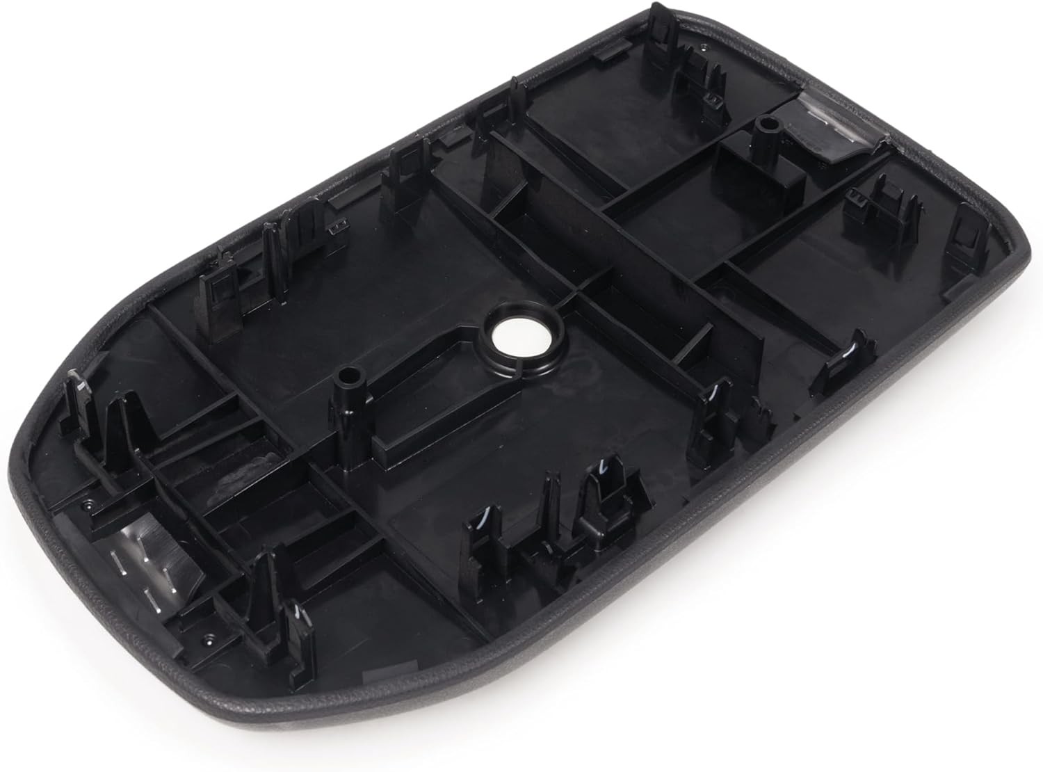 Center Console Lid Compatible with Toyota Rav4 2019 2020 2021 2022 PVC, Black