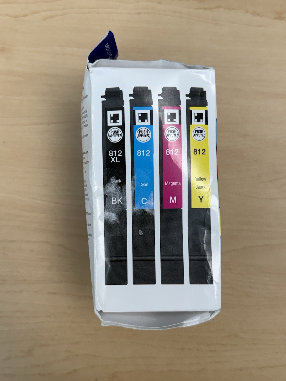 Epson Genuine 822XL Black 822 Color Ink Cartridges New Sealed EXP: 02/2029