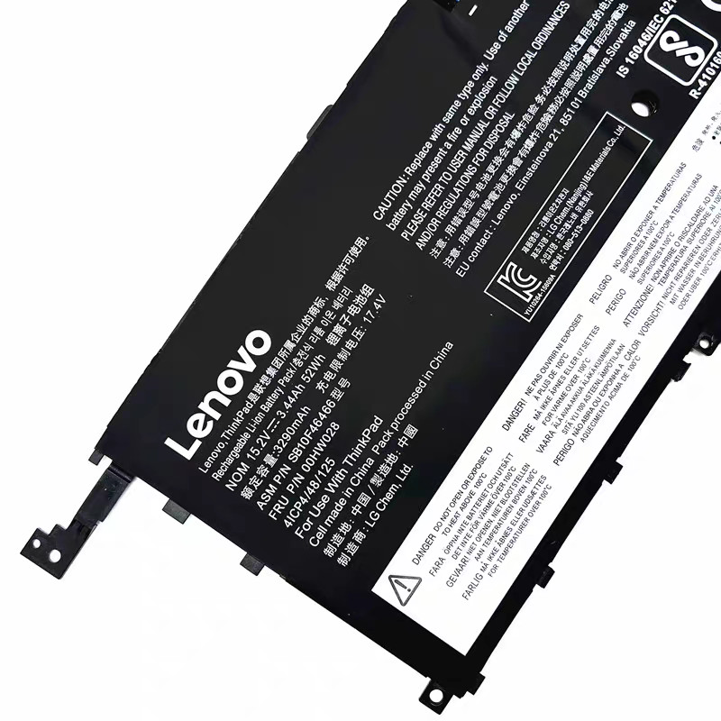 Genuine 00HW028 00HW029 Battery For Lenovo ThinkPad X1 Carbon 4th Gen X1 Yoga