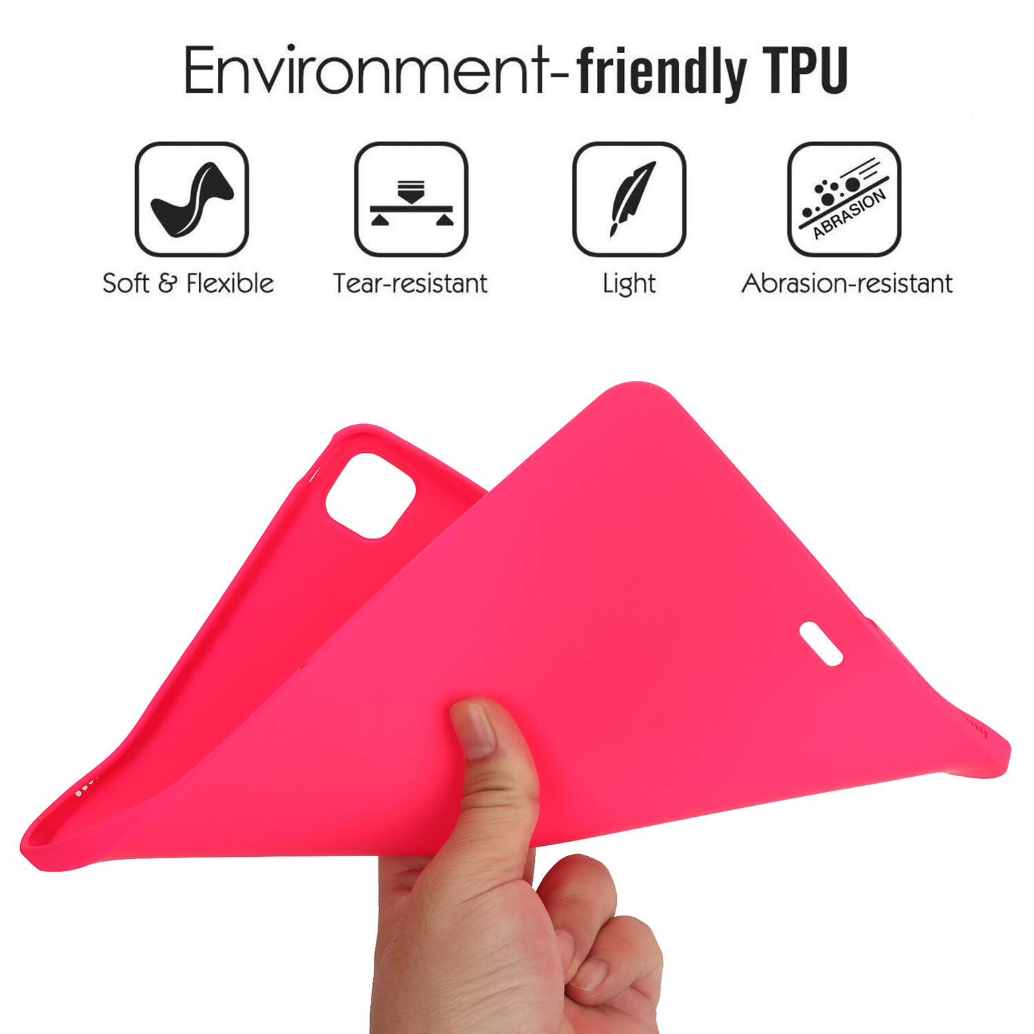 Soft TPU Silicone Case For iPad 10.9 10th 10.2 9th 8th 7th 9.7 6th Pro Air 11-in