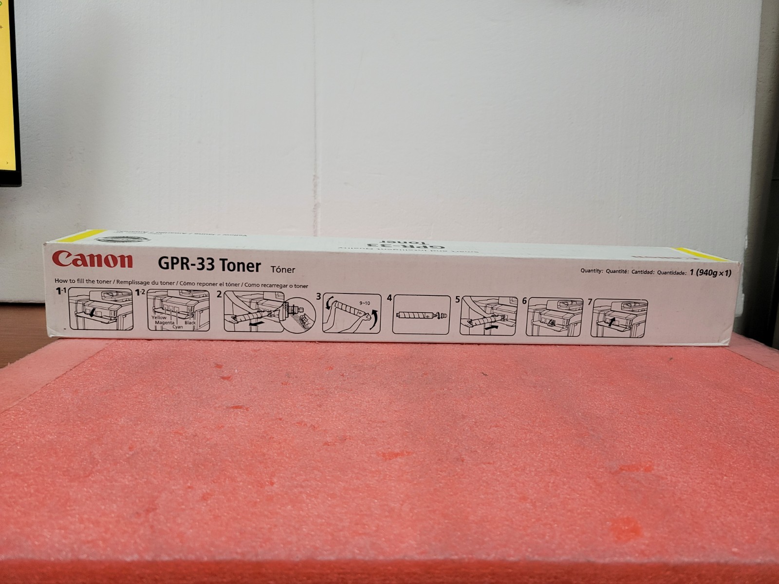 Genuine Canon GPR-33 Yellow Toner Cartridge OEM *NEW* | T201DS