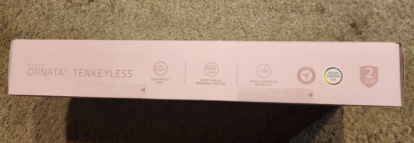 NEW IN BOX Pokemon x Razer Ornata V3 X Tenkeyless Pikachu & Eevee Edition Pink