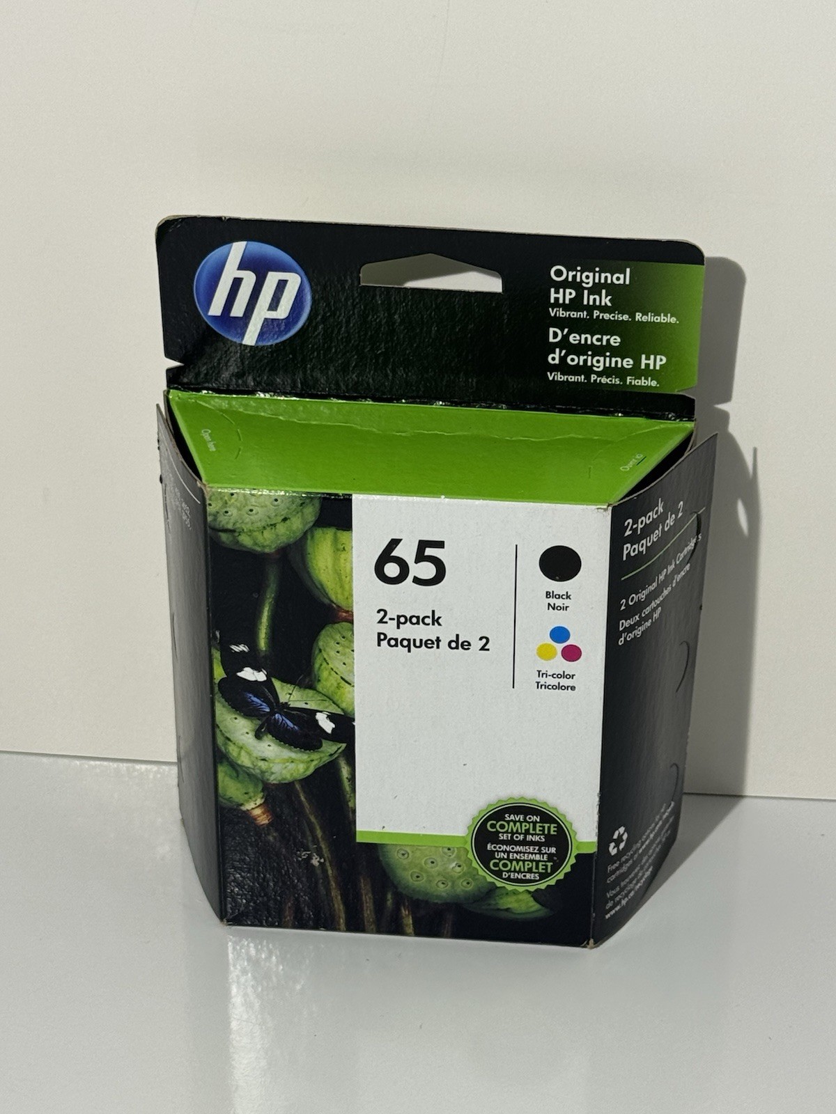 HP 65 Combo Ink Cartridges 65 Black Color (NEW IN SEALED BOX) 1 Day Ship Time