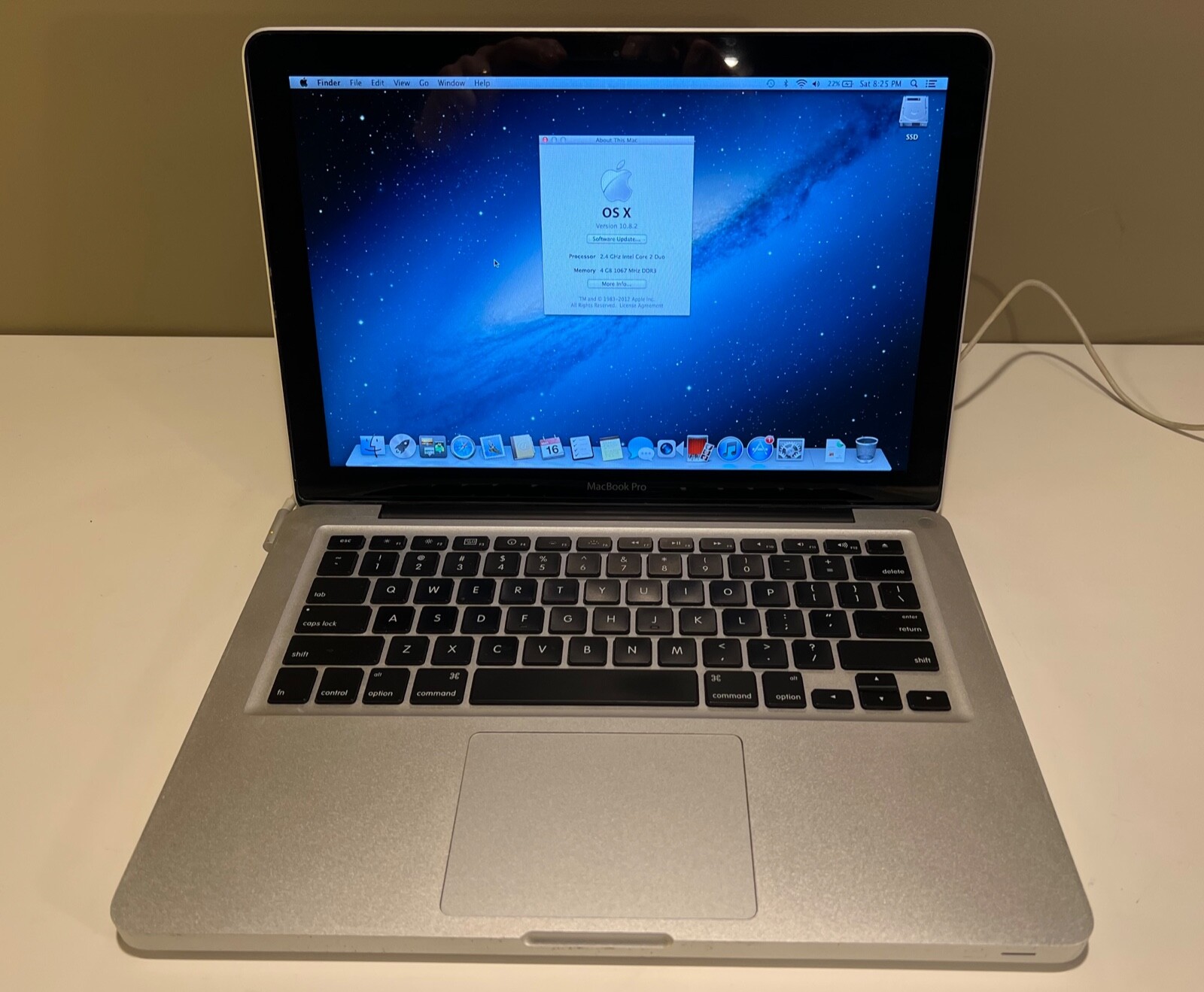 Apple 13″ MacBook Pro 7,1 A1278 2010 2.4GHz C2D / 4GB / 128GB SSD / NVIDIA 320M
