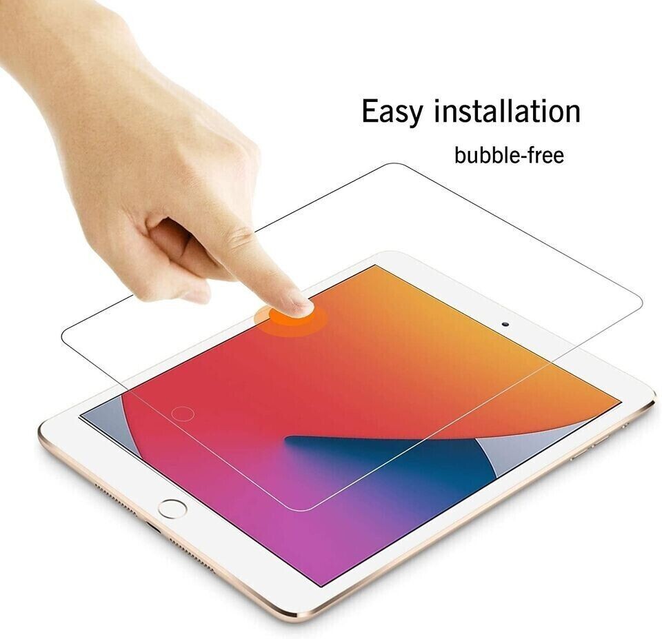 {3xPack} HD Clear Tempered Glass Screen Protector For iPad 10.2 7th 8th 9th Gen