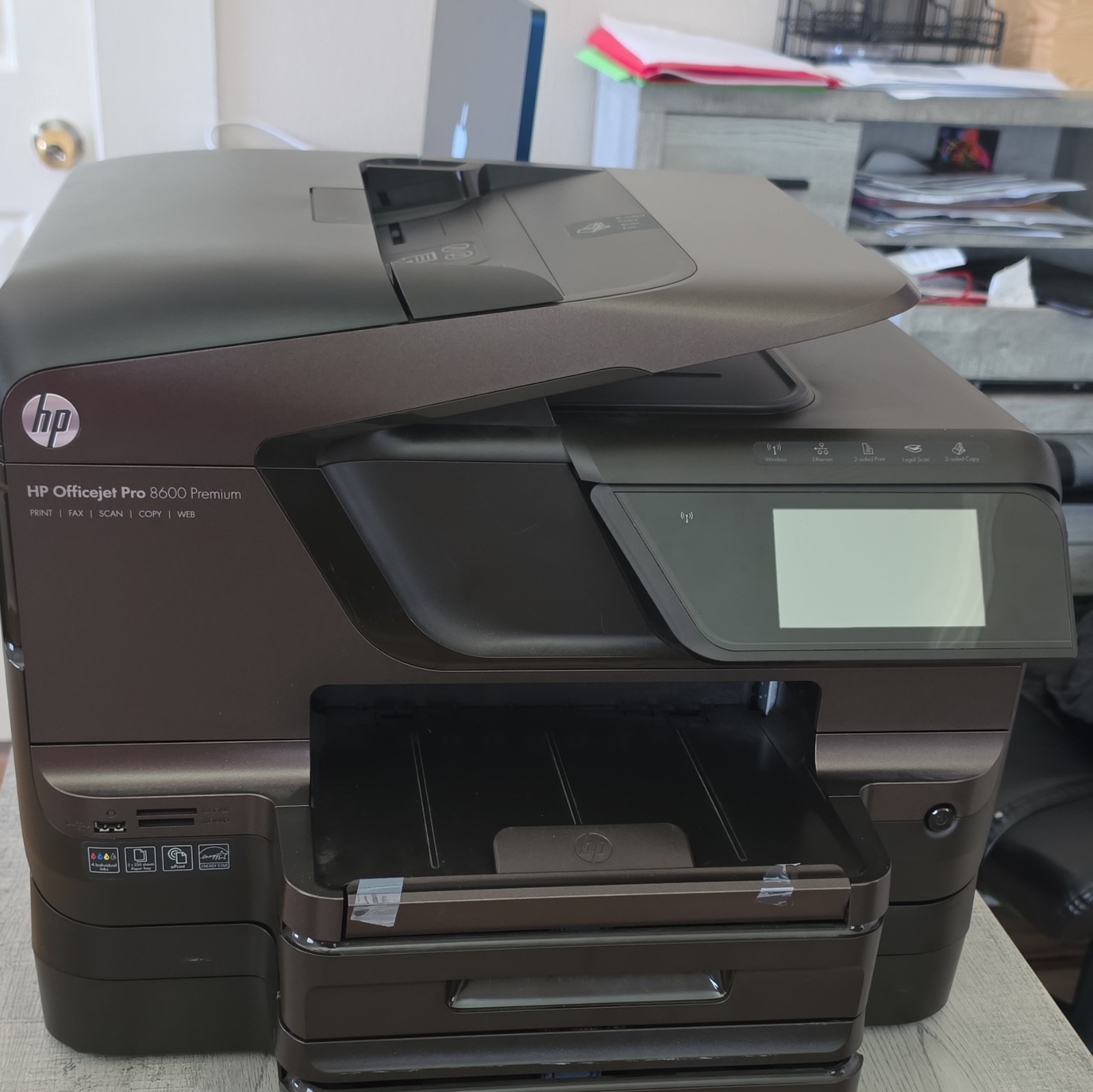HP Officejet Pro 8600 Premium Wireless Color Inkjet All-In-One Duplex Fax