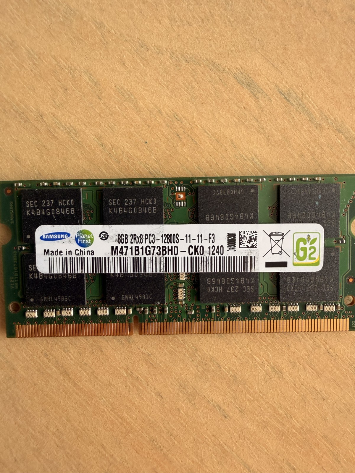 Samsung 8GB DDR3L 1600MHz PC3L-12800S SO-DIMM Laptop Memory RAM Mixed Models