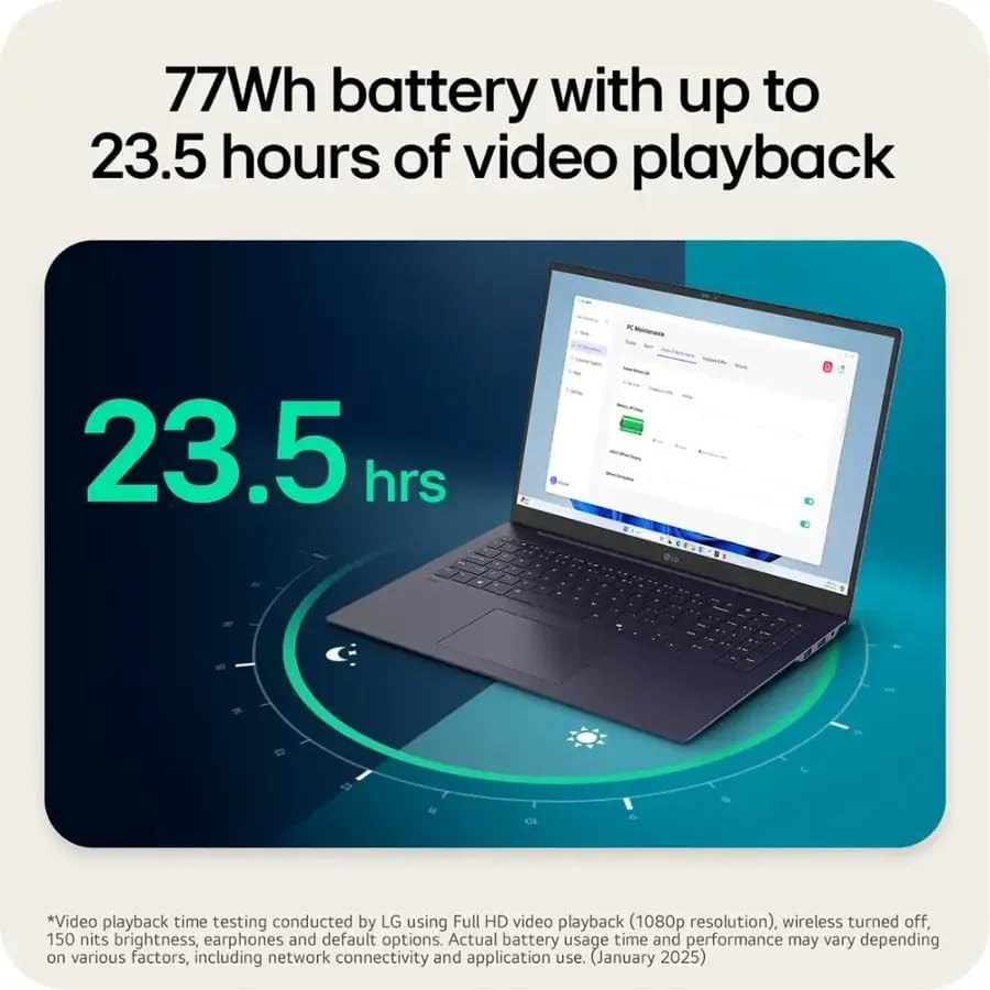 LG Gram 17″ WQXGA Touchscreen Laptop Intel Core Ultra 7 258V 32GB DDR5 2TB SSD