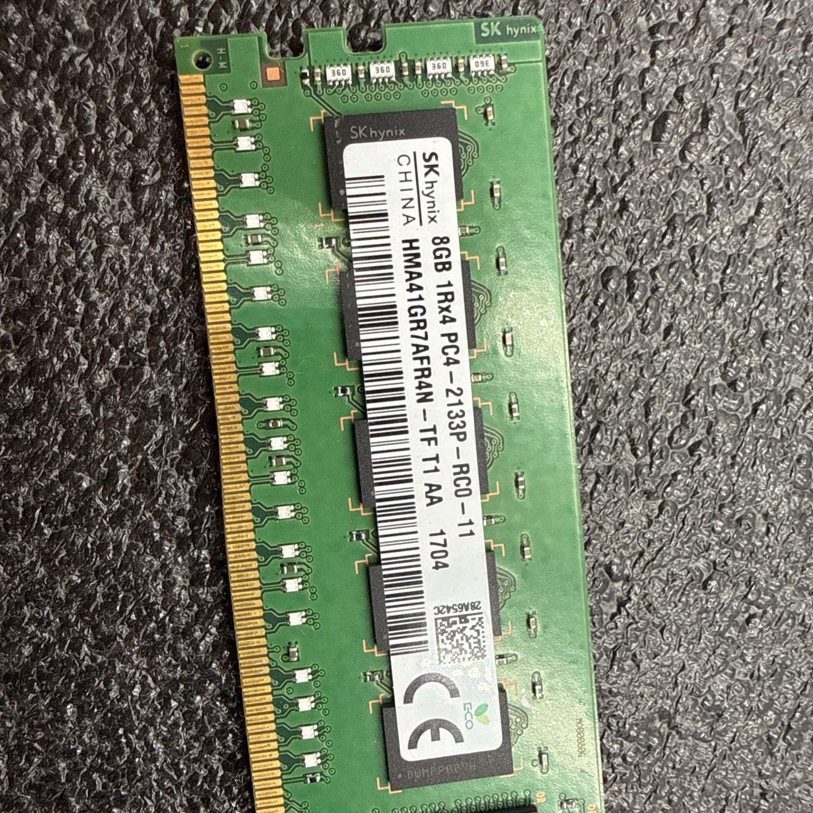 Hynix 8GB DDR4-2133 PC4-17000 1Rx4 ECC RDIMM Server Memory RAM HMA41GR7AFR4N-TF