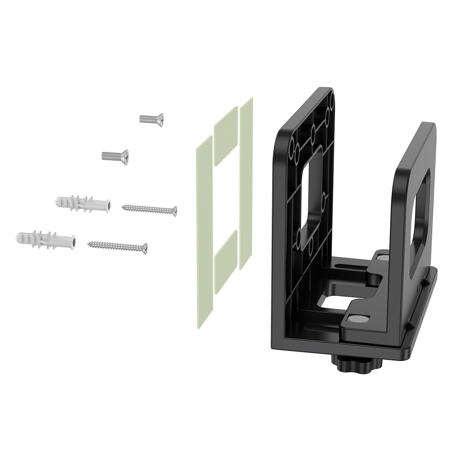 Wall Mount Router Holder, Adjustable Bracket for WiFi Modem/Laptop/Set-Top Box