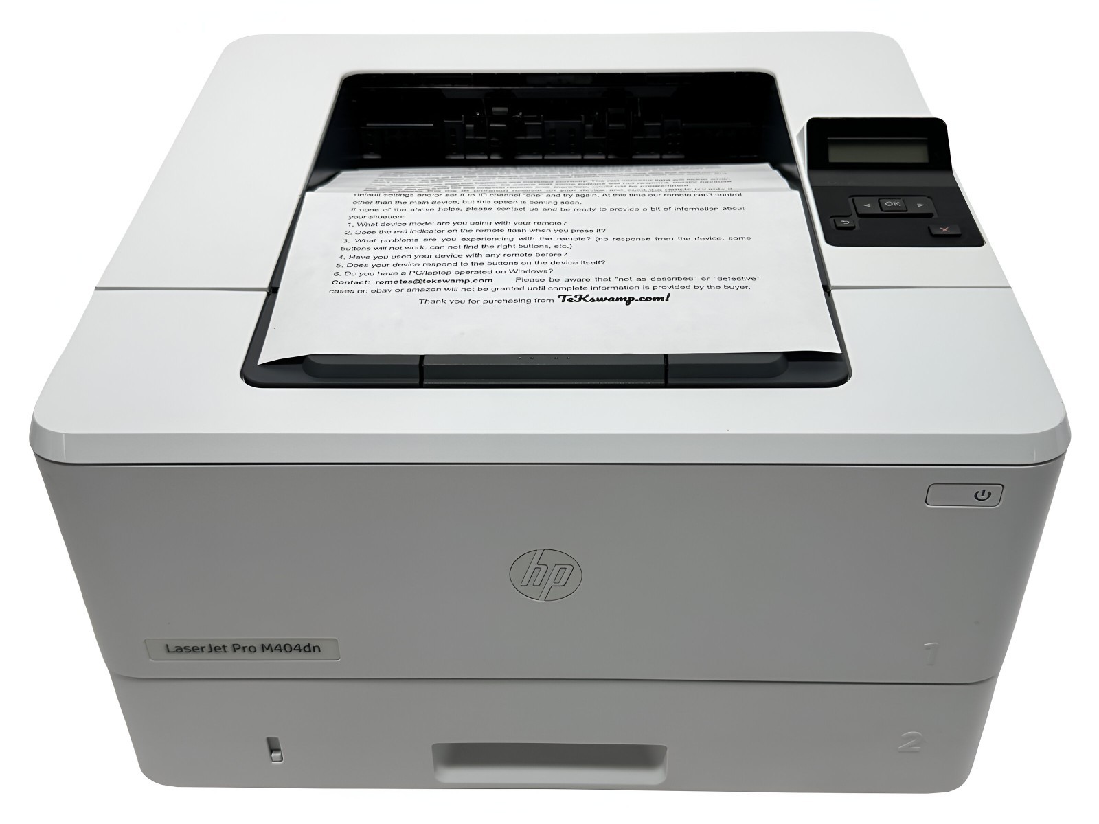 Professionally Serviced💯HP LaserJet Pro M404dn Duplex Laser Printer☑️w/TONER