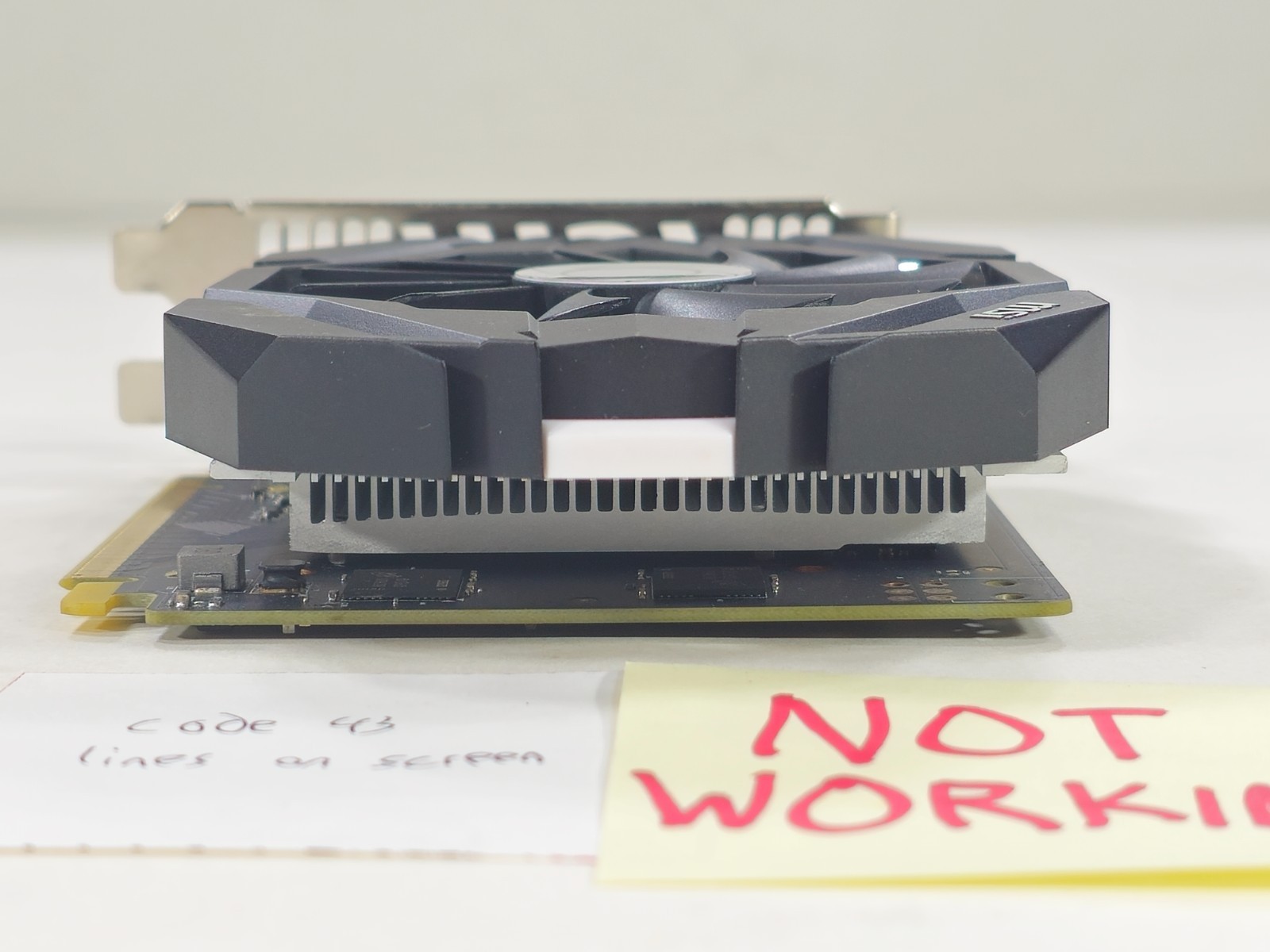 [NOT WORKING] MSI GeForce GTX 1050 Ti OC 4GB 4G 128-bit GDDR5 PCI-E 3.0