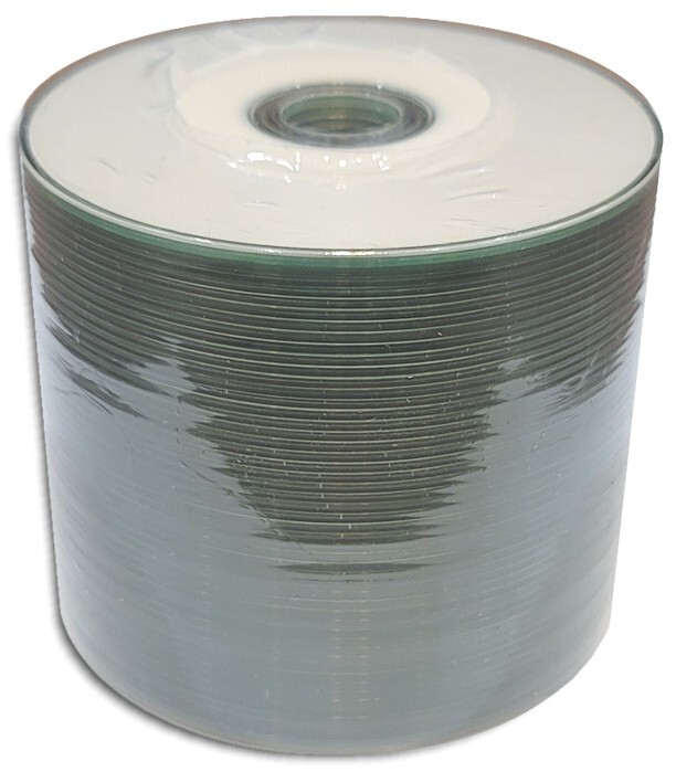 50-Pak 3-Inch Mini WHITE INKJET HUB PRINTABLE 24X 8cm CD-R’s & Sleeves!