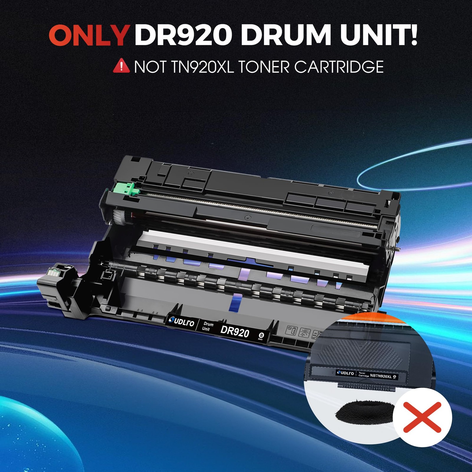 Brother DR920 Drum Unit Black High Yield for HL MFC DCP Printers 45000 Pages