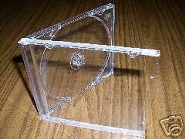 100 NEW 10.4MM SINGLE JEWEL CASES W/ CLEAR TRAY WITH CDA LOGO, KC04PK-CDA