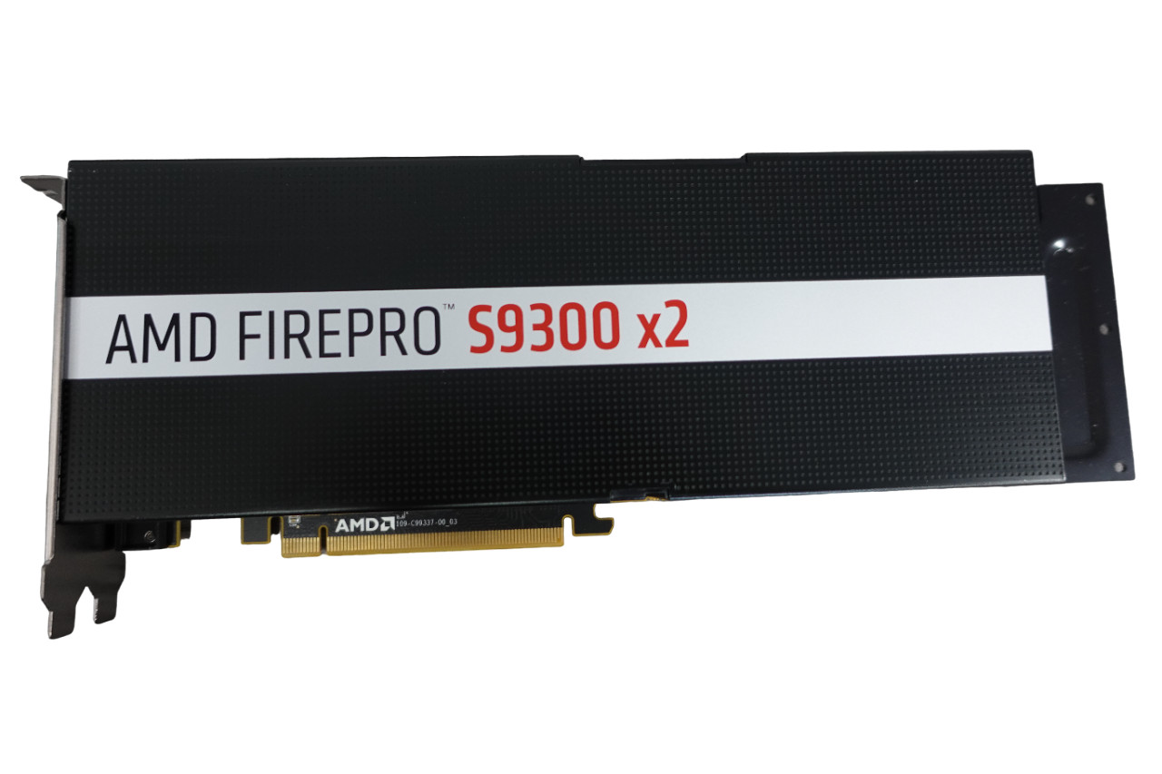 AMD FirePro S9300 X2 8GB HBM Video Graphics Accelerator Card- 102C9930300