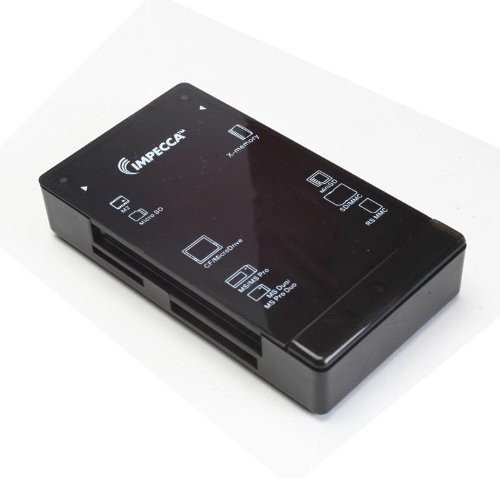 Impecca CRB60 All-in-1 Multi Card Reader – Black