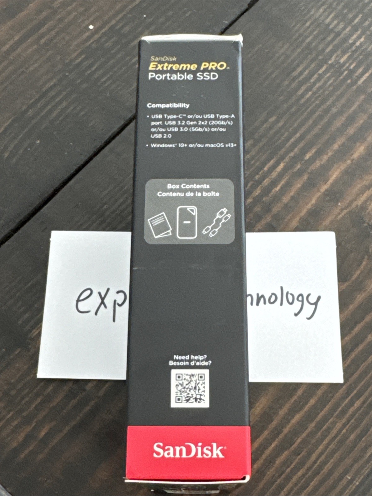 SanDisk Extreme PRO Portable SSD 4TB USB-C Water & Dust Resistant 2000MB
