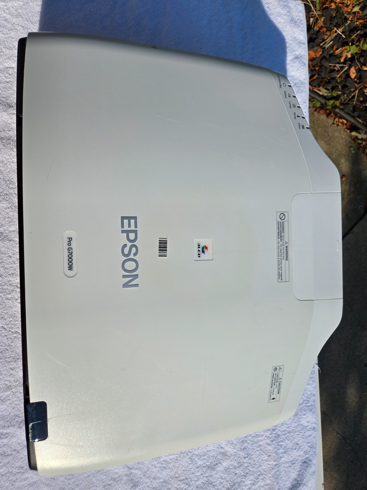 Epson Pro G7000W Projector – Tested – NO LENS