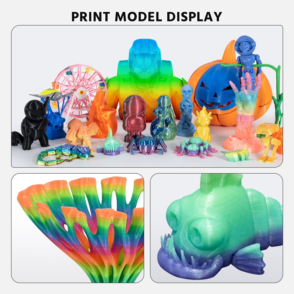New Tronxy GEMINI S IDEX 2 color 2 Head Independent Dual Extruder FDM 3D Printer