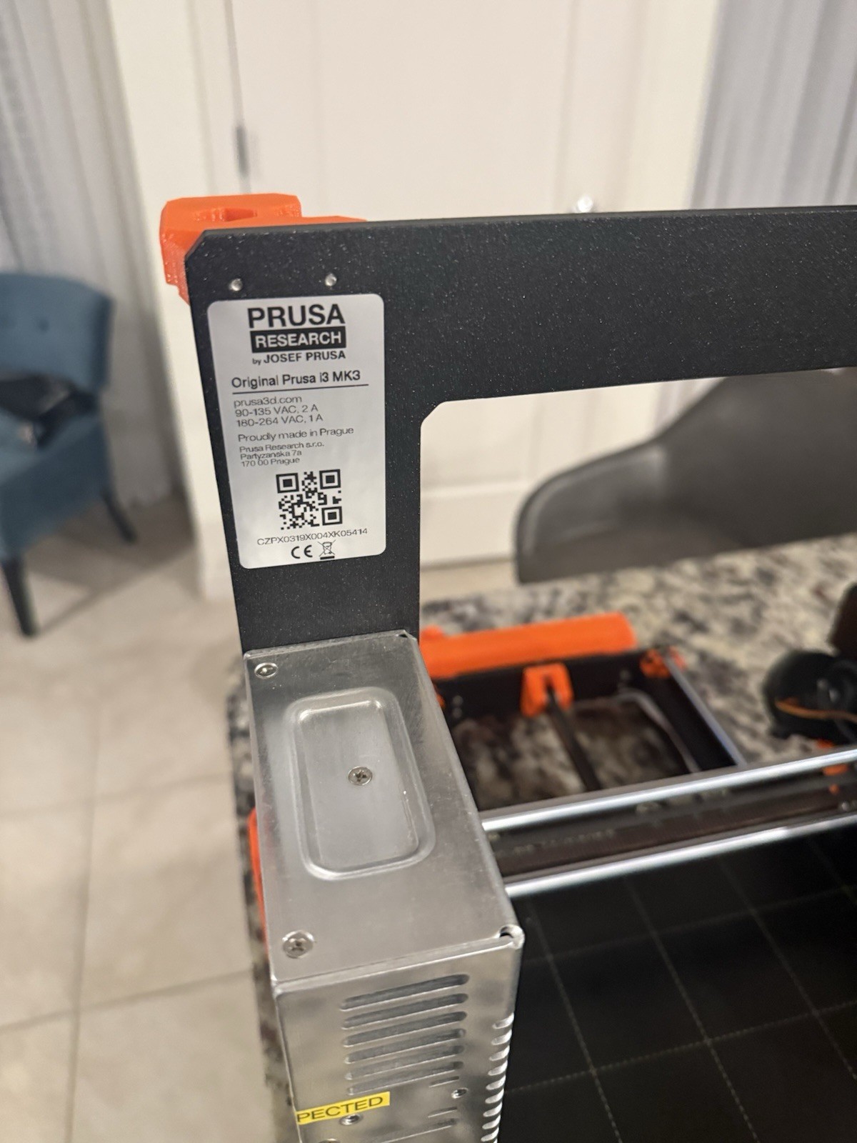 Prusa Research Original Prusa i3 MK3 FDM 3D Printer 25x21x21cm USB Controls