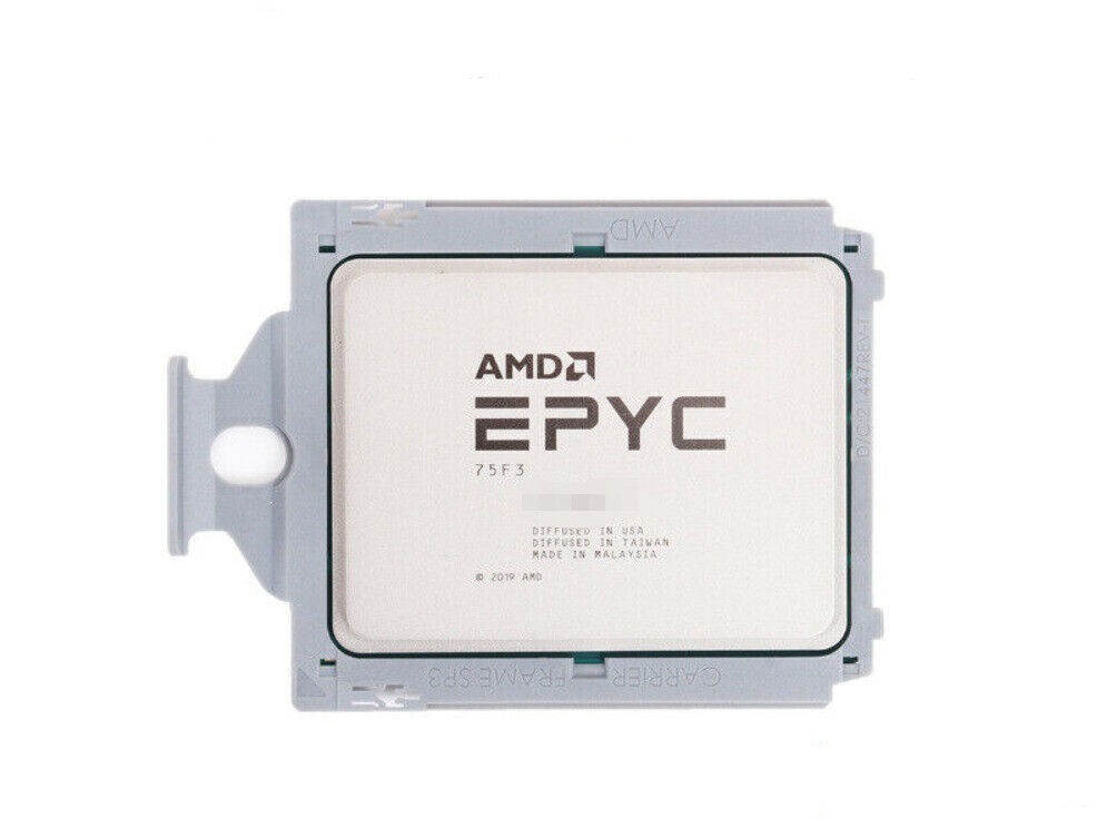 AMD EPYC 75F3 CPU 32 Cores Milan Processer Up to 4.0GHz 256MB L3 100-000000313