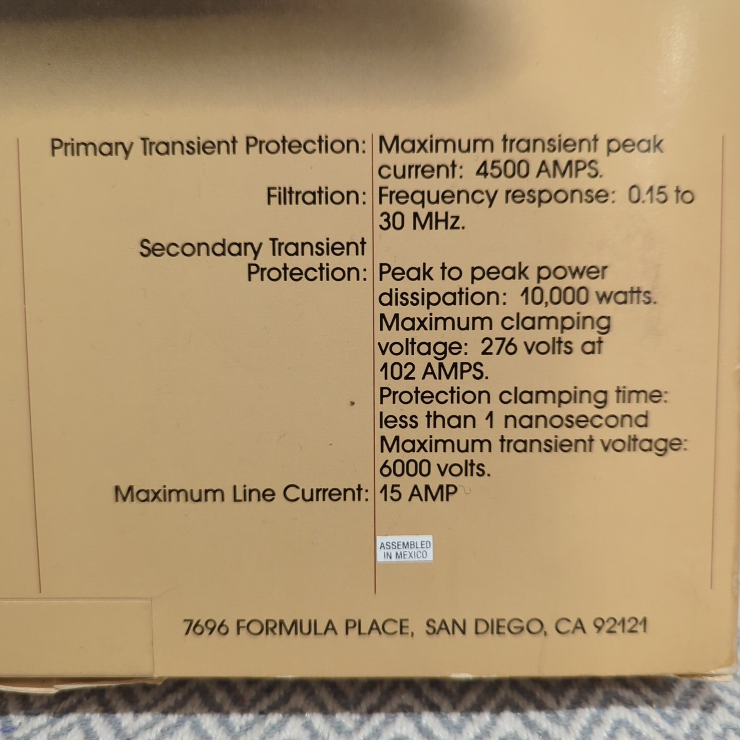 Vintage CA Computer Accessories Power Director Line Conditioning System P2 1983