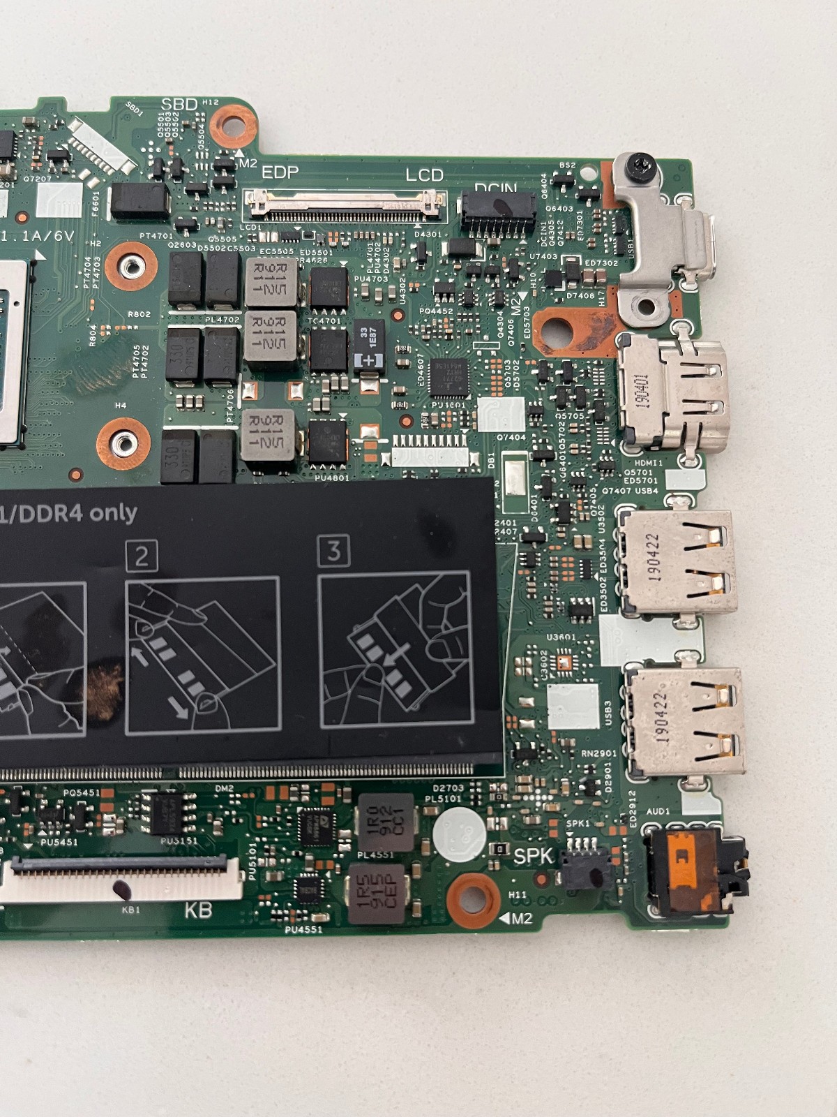 Dell Laptop Motherboard for Inspiron 15 5585 AMD Ryzen 7 3700U 0MNN1K OEM