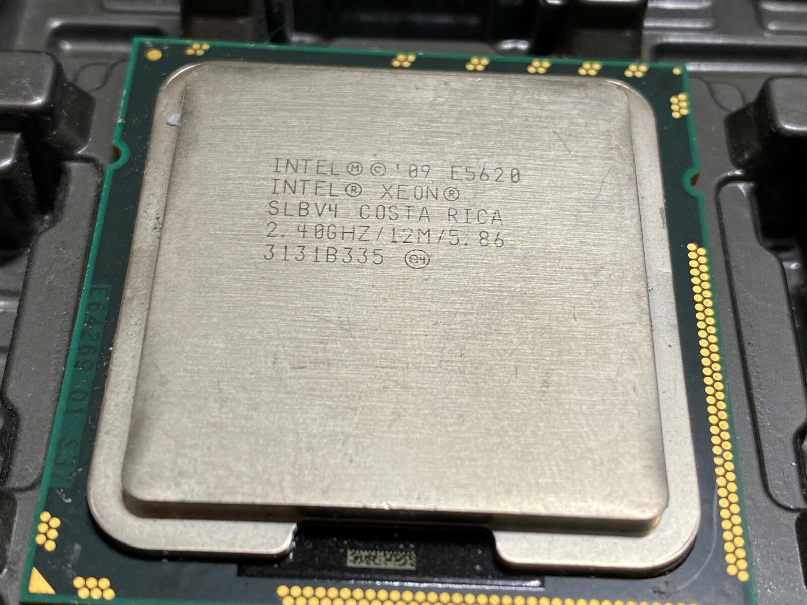 INTEL 09 E5620 INTEL XEON SLBV4 COSTA RICA 2.40 GHZ/12M/5.86 3131B335 Lot of 8