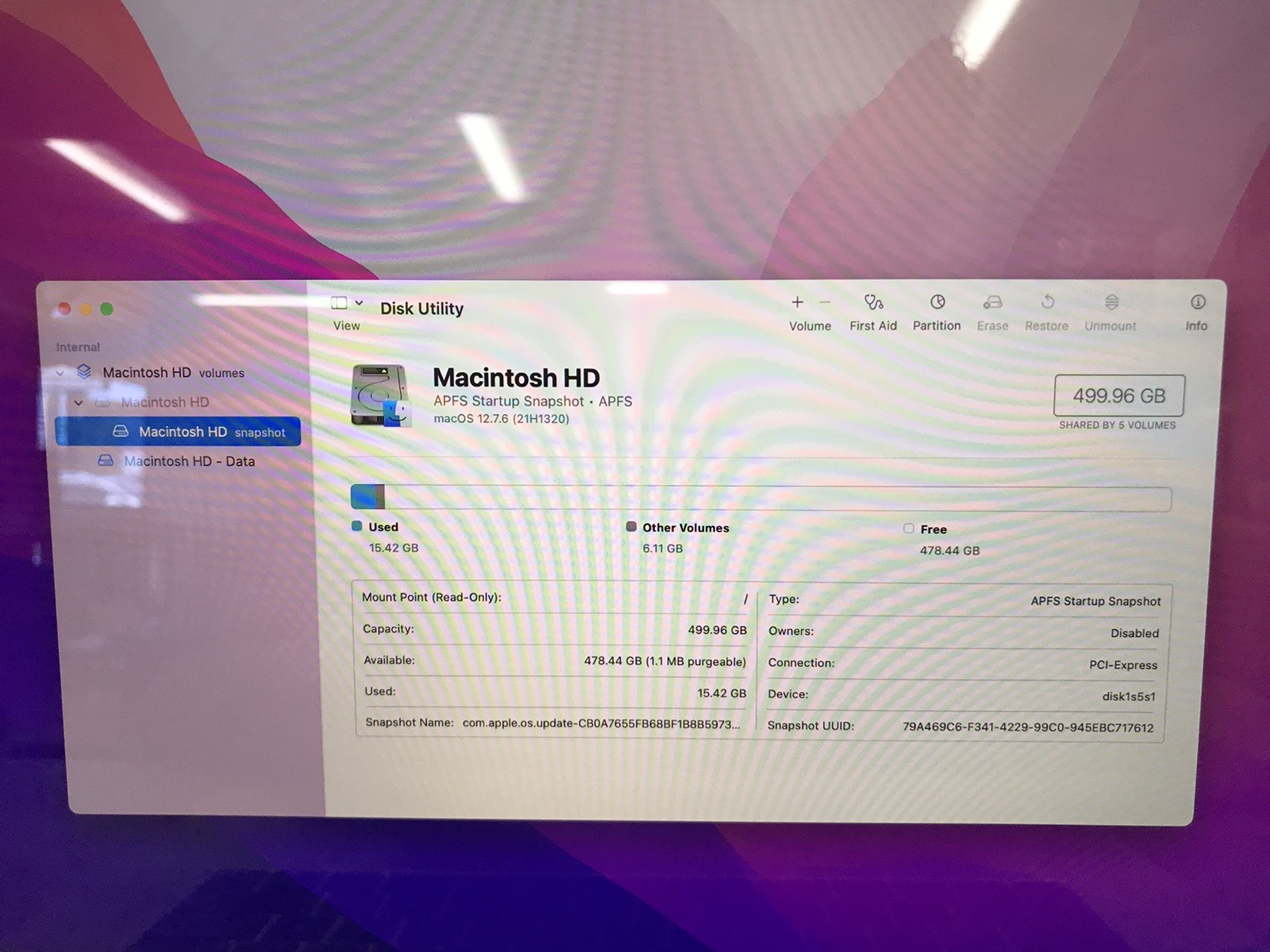 Apple MacBook Pro 2016 15″ A1707 i7 2.7GHz 16GB RAM 512GB SSD Gray – Decent