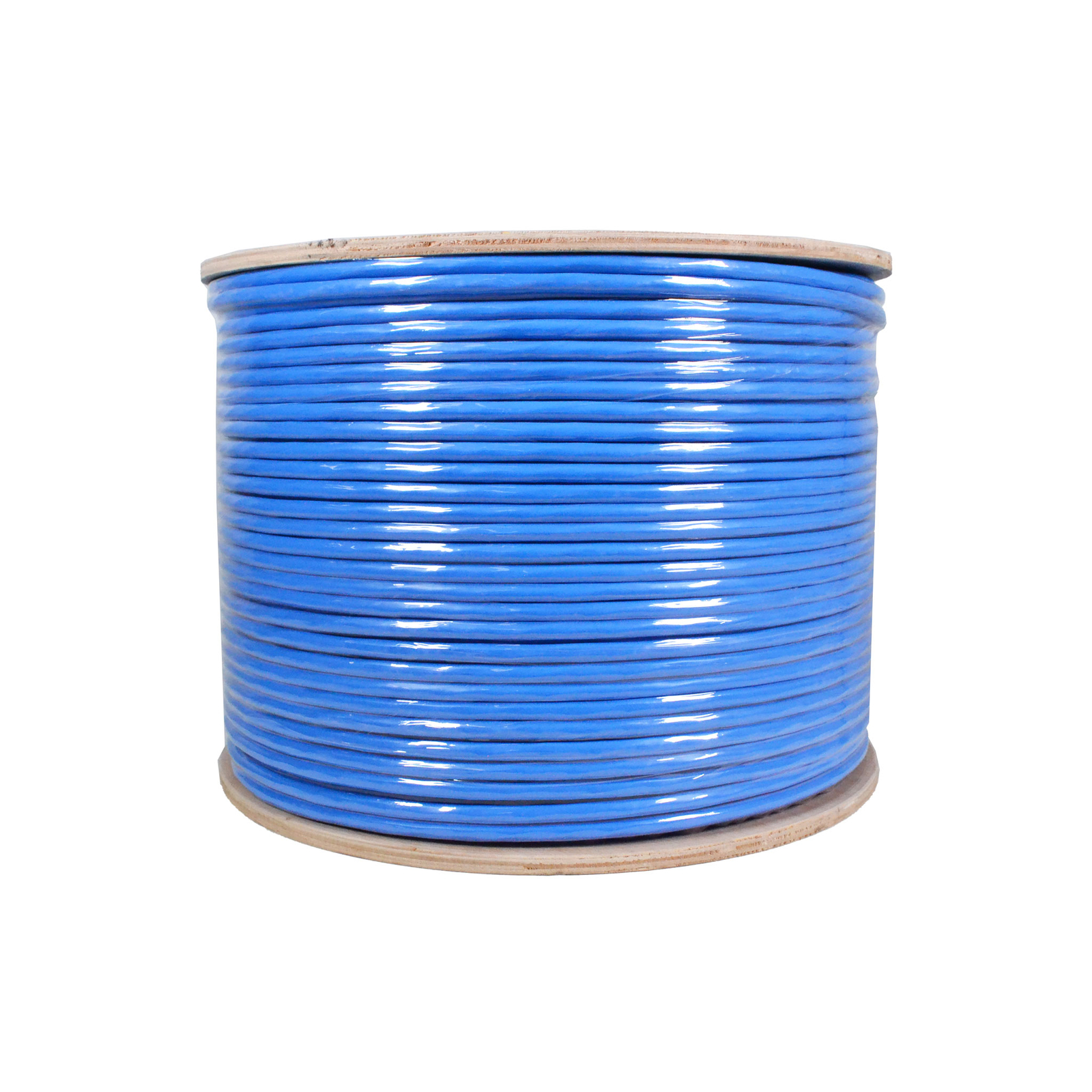 Cat6 FTP Shielded Riser (CMR) Bulk Ethernet Cable 550Mhz Pure Copper Blue 1000ft