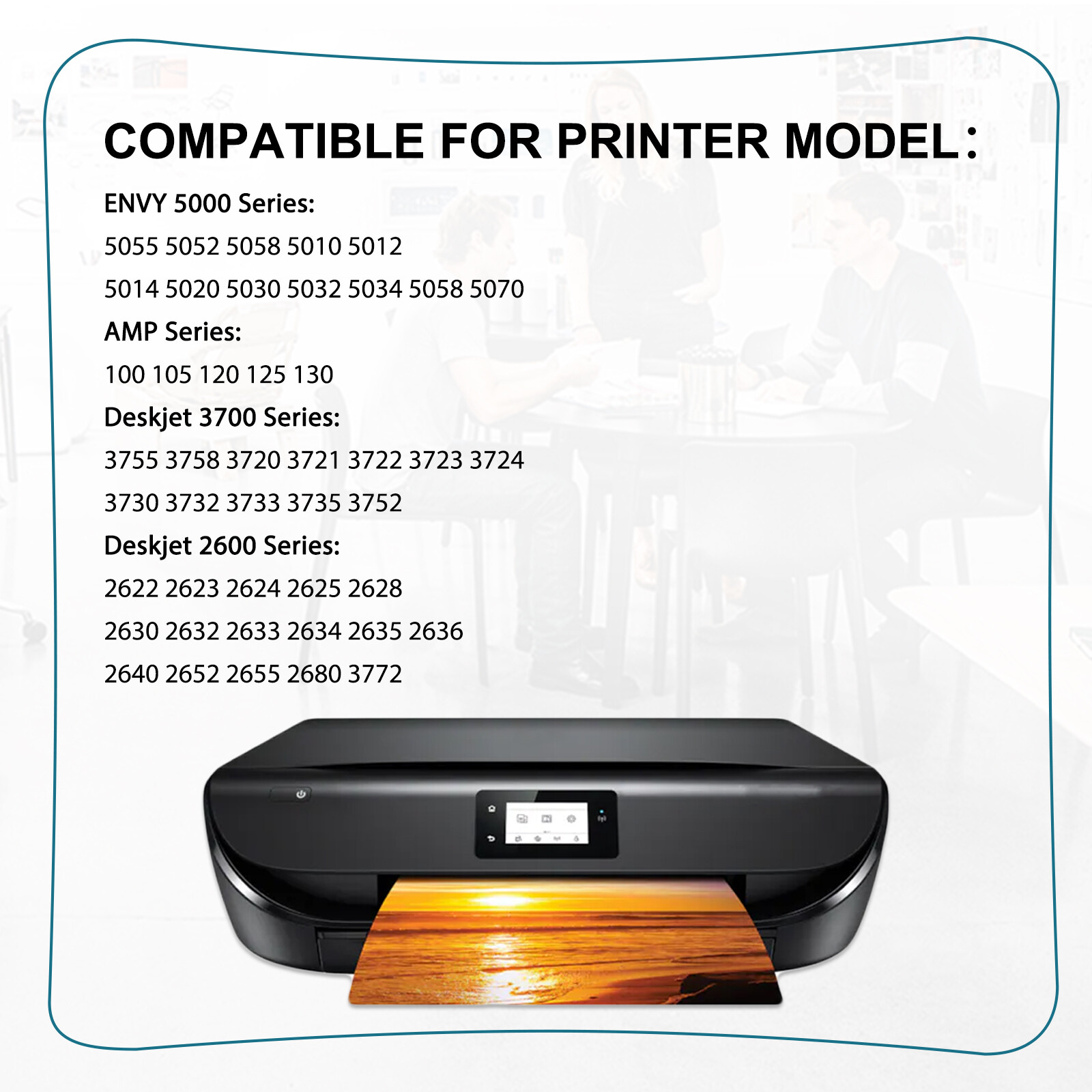 Ink Cartridge for HP 65XL 65 XL DeskJet 2600 2636 2652 3755 3772 ENVY 5052 5055