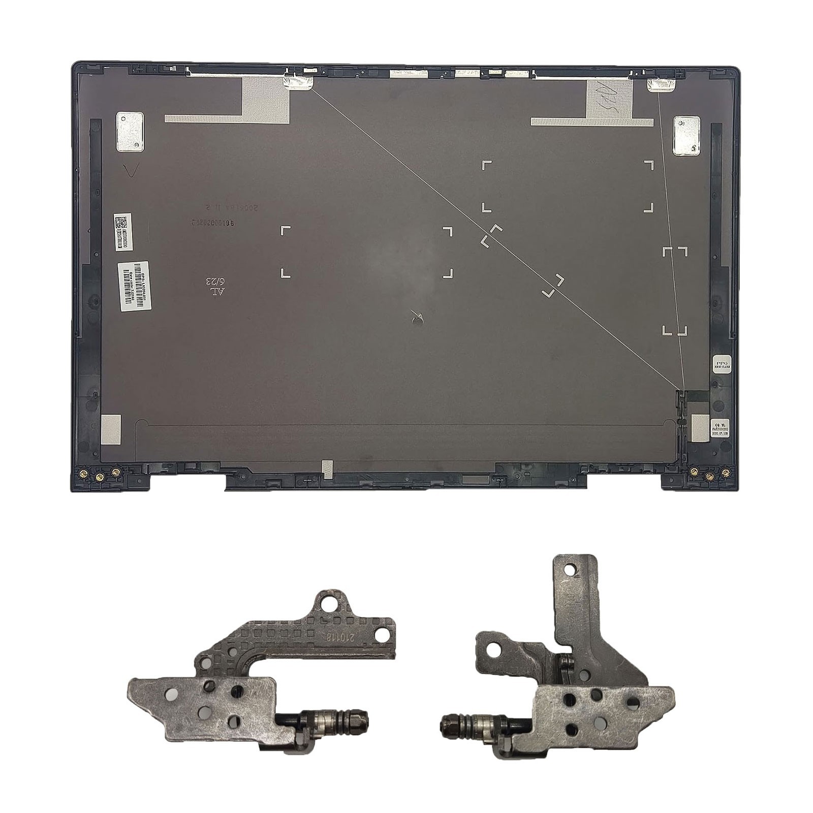 L93204-001 New LCD Back Cover Top Lid Hinges Brown for HP Envy X360 15-ED 15-EE