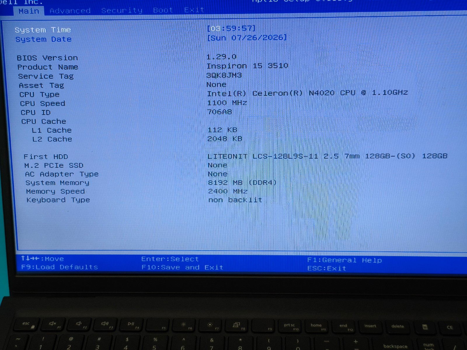 Dell Inspiron 15 3510 15.6″ (Celeron N4020 1.10GHz 8GB/128GB SSD) Zorin OS #15