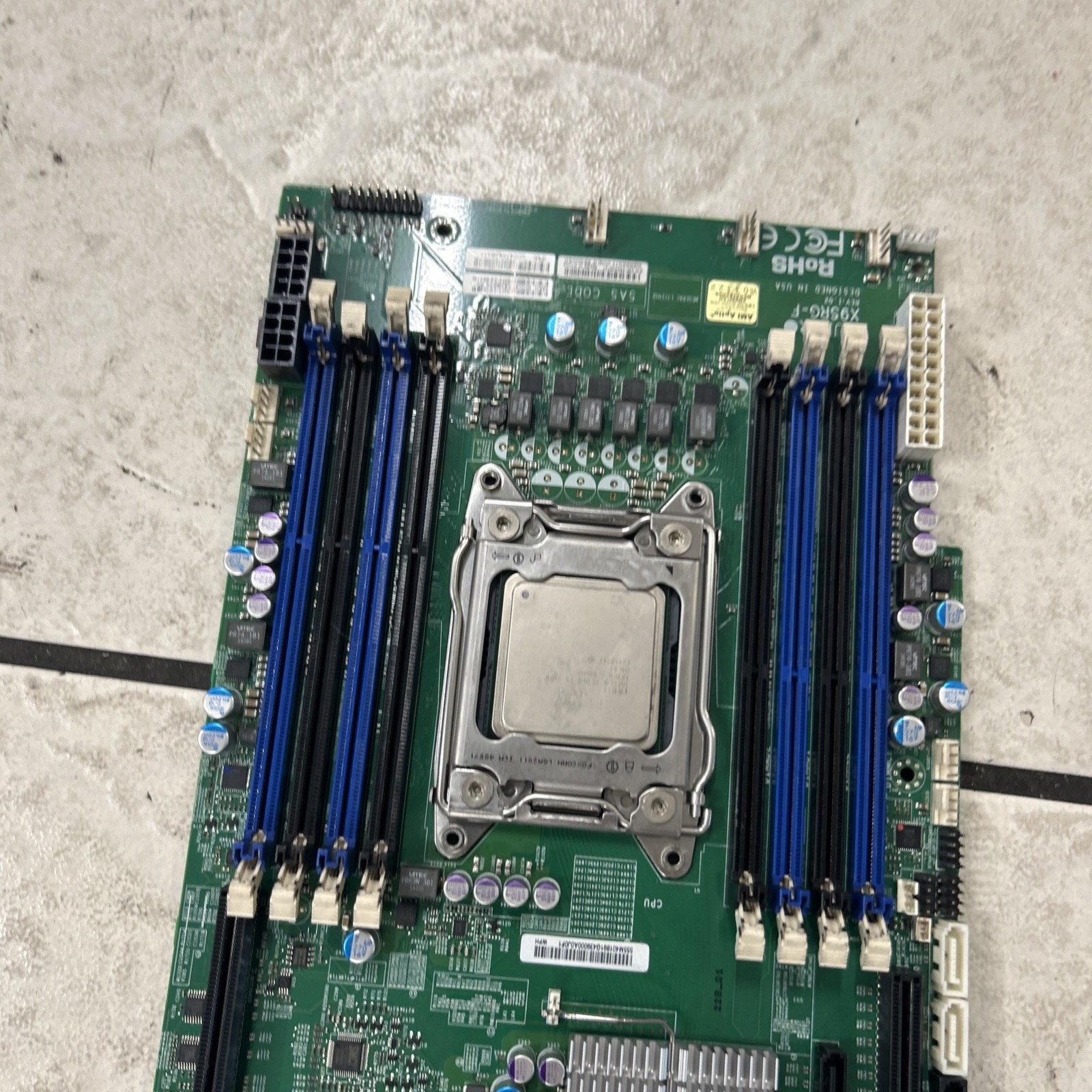 Supermicro X9SRG-F SINGLE SOCKET R LGA 2011 Motherboard w/ Intel Xeon E5-1650V2