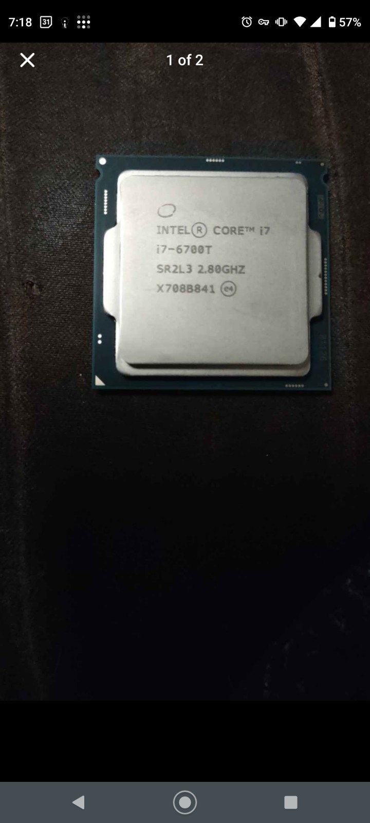 Intel Core i7-6700T SR2L3 2.80GHz 6th Gen 4 Cores 8 Threads 8MB Smart Cache