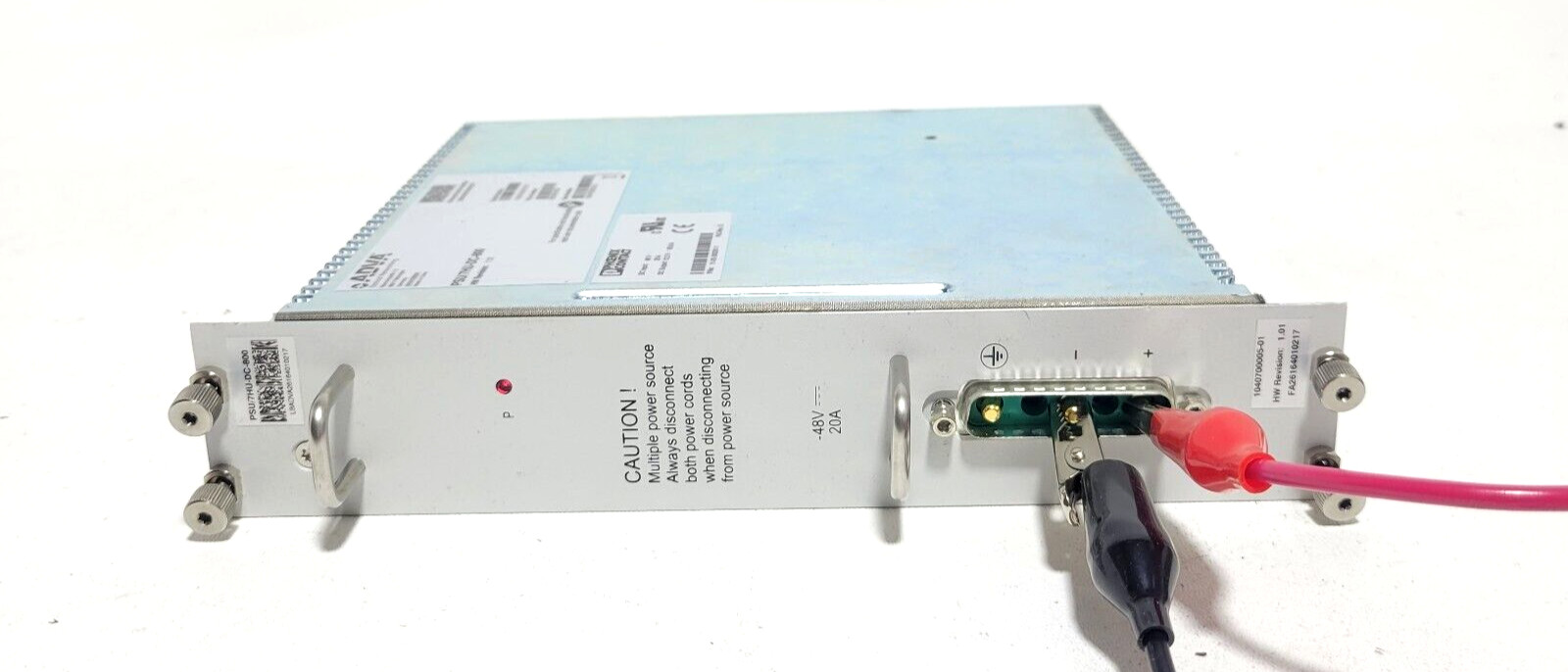 ADVA PSU/7HU-DC-800 P/N: 11-05-500281-1 1040700005-01 FOR 7HU USED.