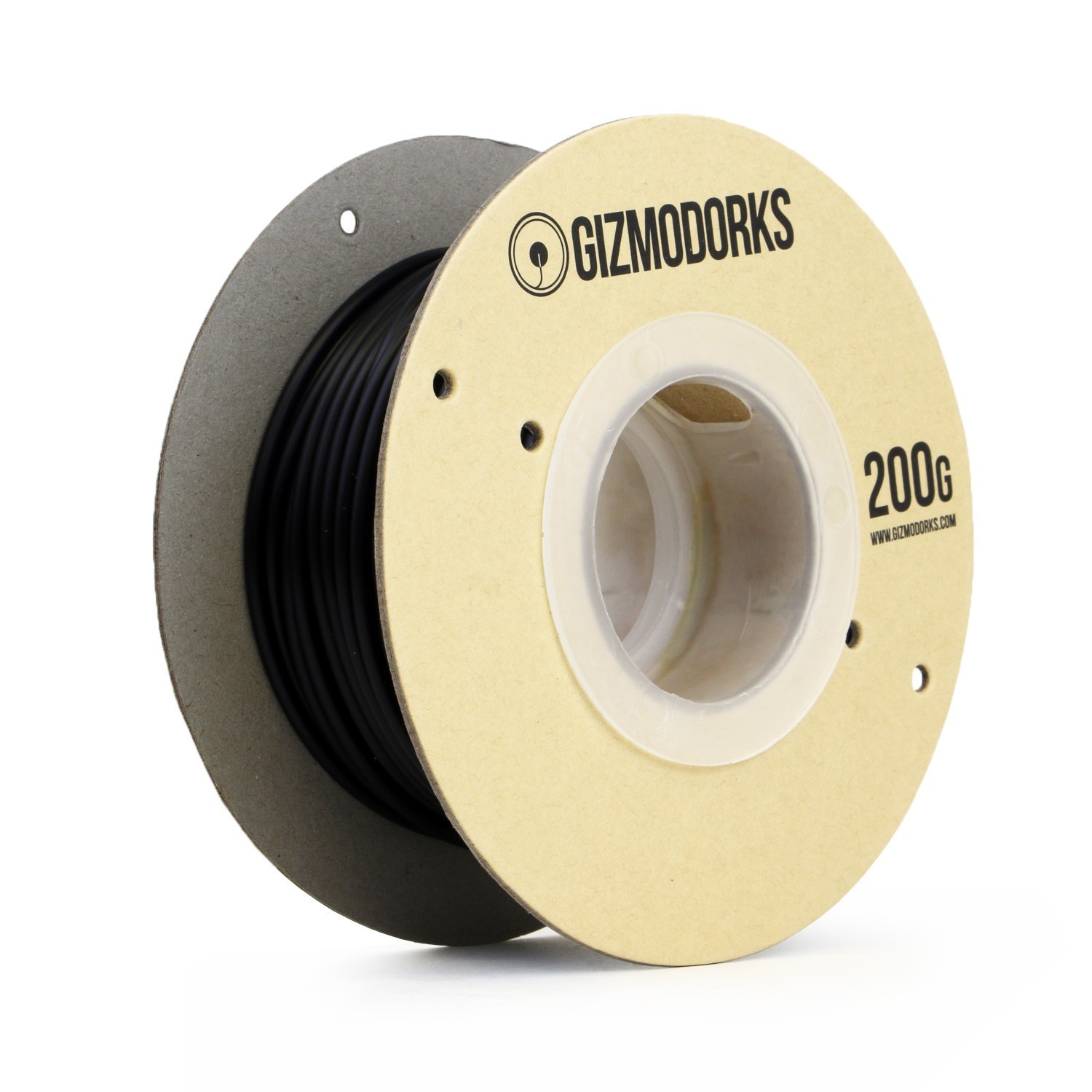 Gizmo dorks ABS Filament 200 g Spool Black