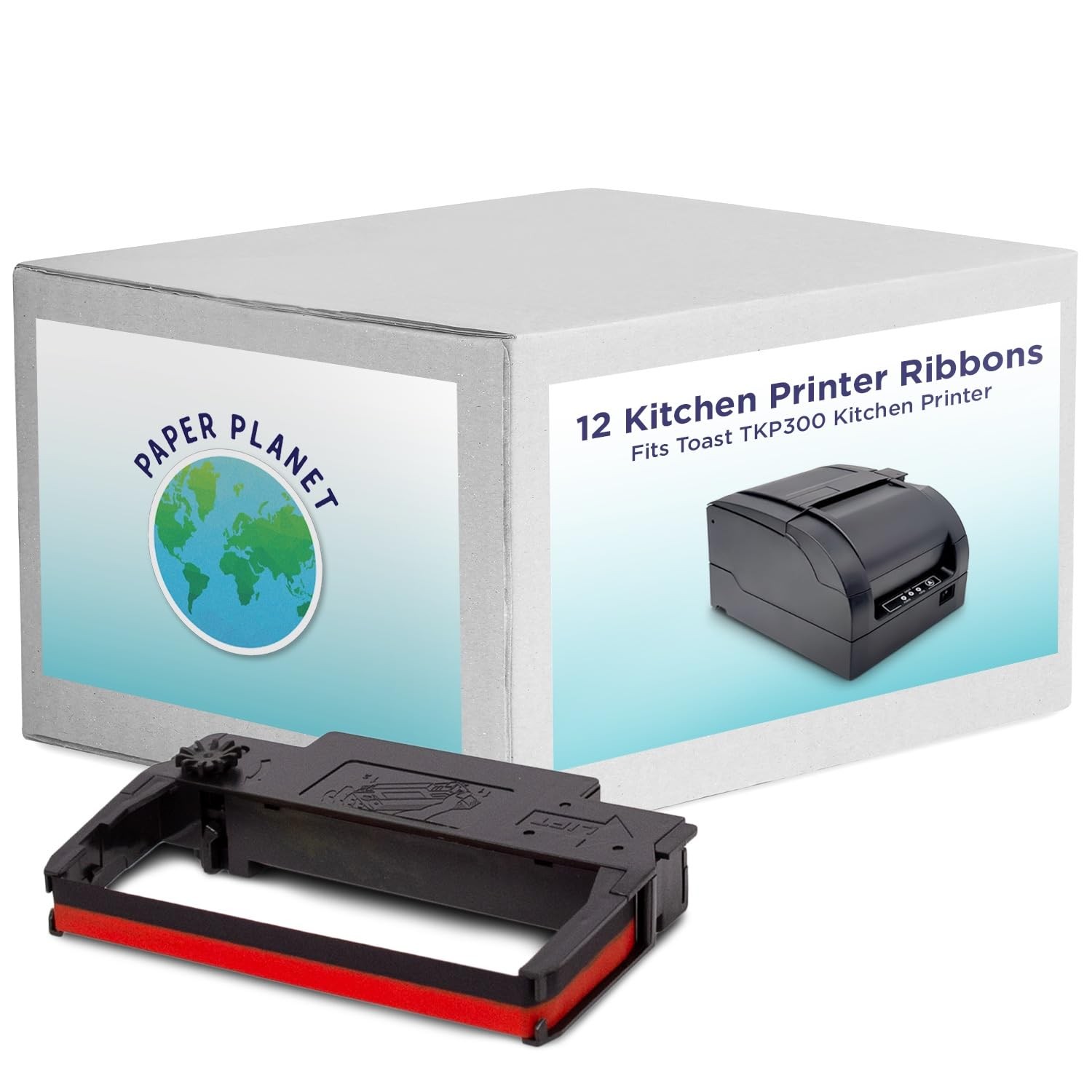 Red and Black Ink Printer Ribbons for Toast Kitchen Printer by Paper Planet |…