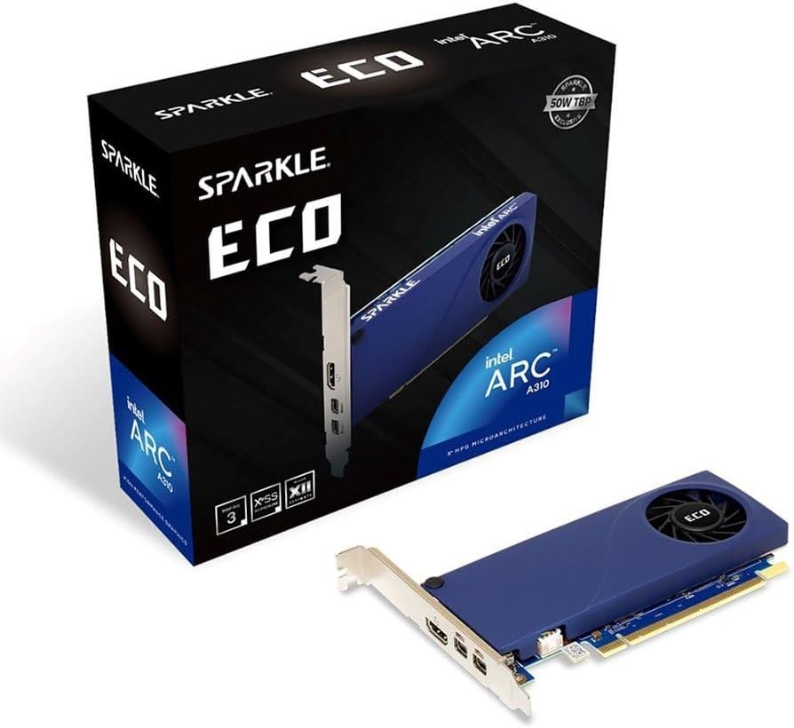 Single Slot Intel Arc A310 Graphics Card