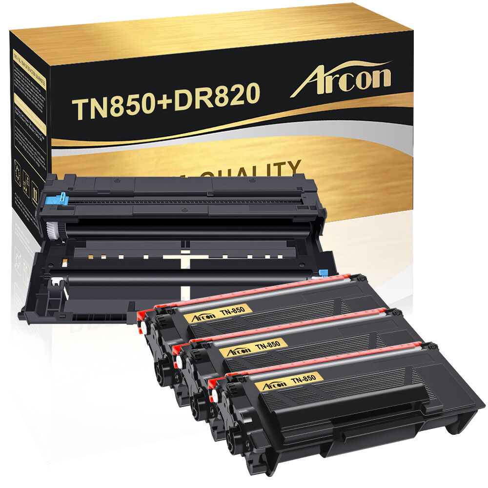 TN850 Toner or DR820 Drum HY Combo Lot for Brother MFC-L5850DW L5800DW L5900DW