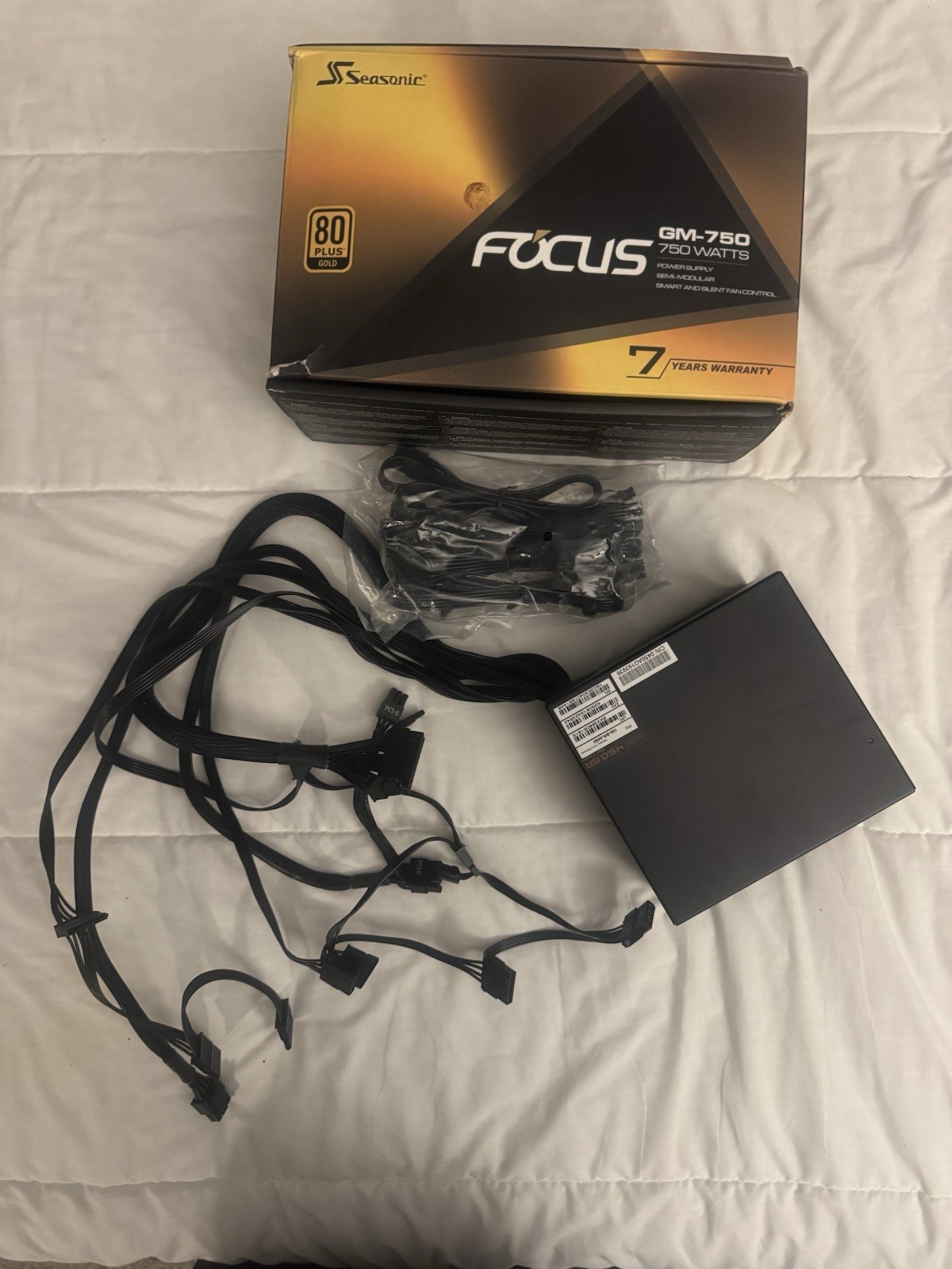 Sea Sonic Focus GX-750 Gold Modular Power Supply
