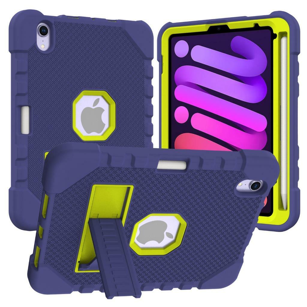 Case for iPad mini 6th Gen 8.3 inch 2021 Shockproof Full Body Stand Hard Cover