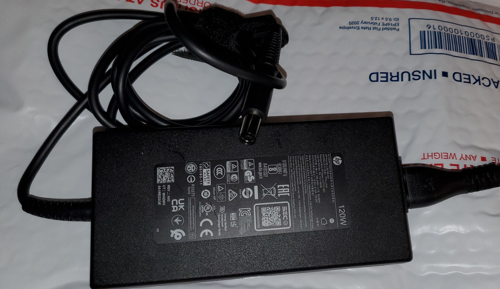 HP Dell laptop Computer PC ac A/C 120W 19.5V 6.15A AC Power Adapter Genuine