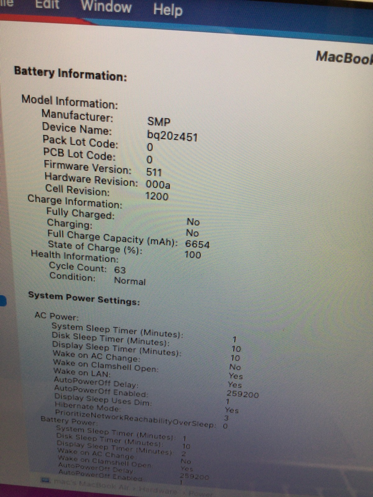 Apple MacBook Air 13.3″ 128 GB SSD, Intel Core i5 5th Gen., 1.6 GHz, 4 GB RAM