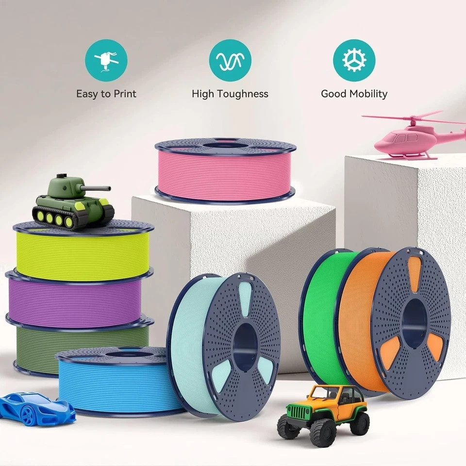 SUNLU 16 Color PLA Filament Bundle Multicolor 3D Printer 1.75mm Individually