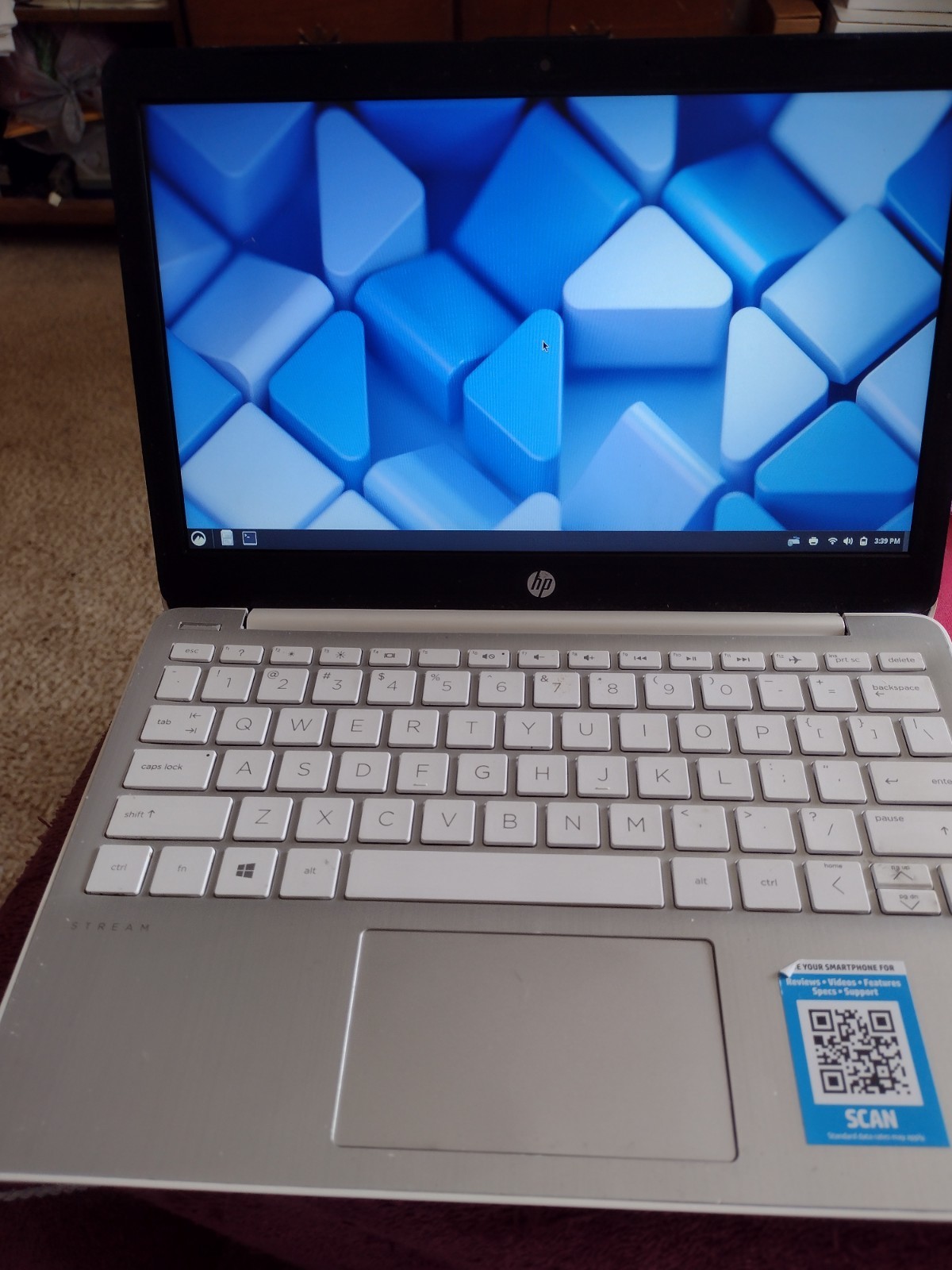 HP Stream 11-ak0035nr Intel ATOM X5-E8000 4GB/32GB/11.6″ NICE GOOD BATT DEBIAN